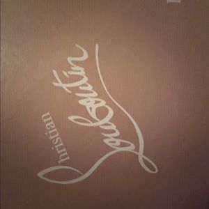 Louboutin Iriza Half d'Orsay Glitter Pump